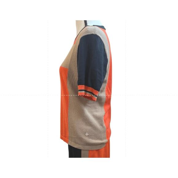 Carlisle Sweater Tan Orange - Picture 5 of 6